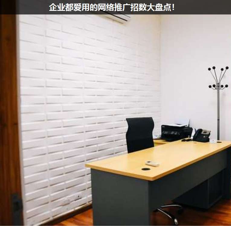 企業(yè)都愛用的網(wǎng)絡(luò)推廣招數(shù)大盤點(diǎn)!