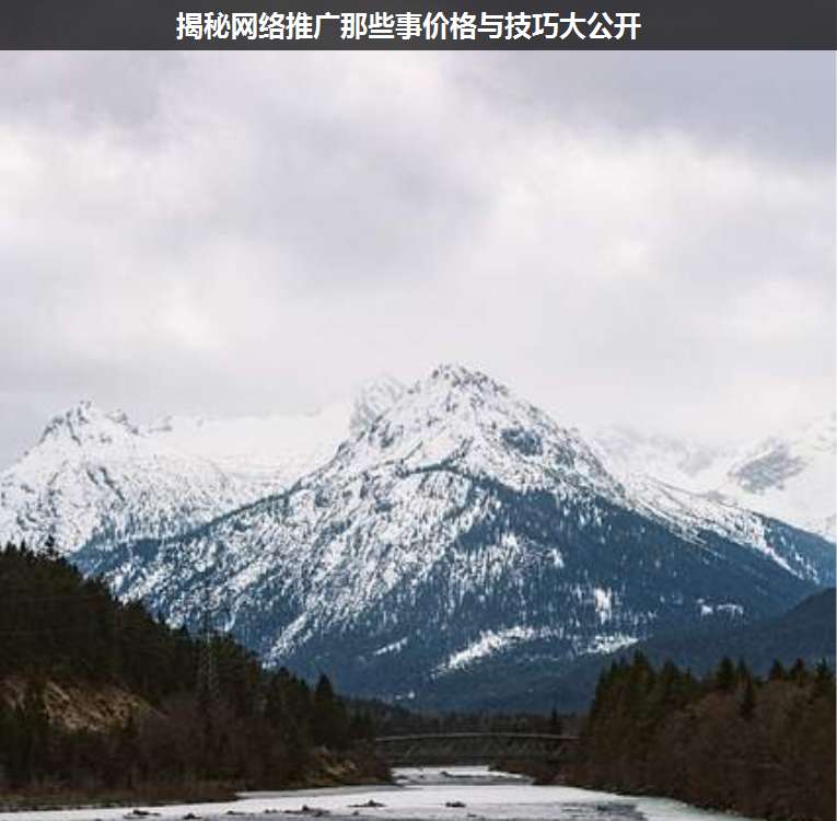 揭秘網(wǎng)絡(luò)推廣那些事價(jià)格與技巧大公開