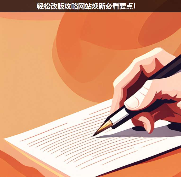 輕松改版攻略網(wǎng)站煥新必看要點(diǎn)!