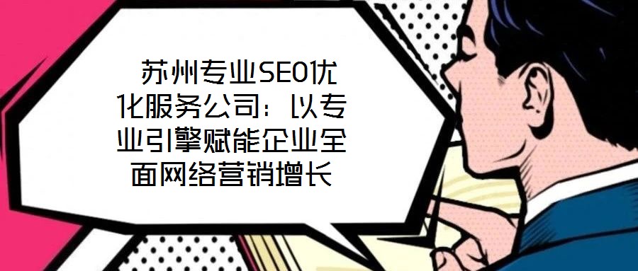  蘇州專(zhuān)業(yè)SEO優(yōu)化服務(wù)公司：以專(zhuān)業(yè)引擎賦能企業(yè)全面網(wǎng)絡(luò)營(yíng)銷(xiāo)增長(zhǎng)