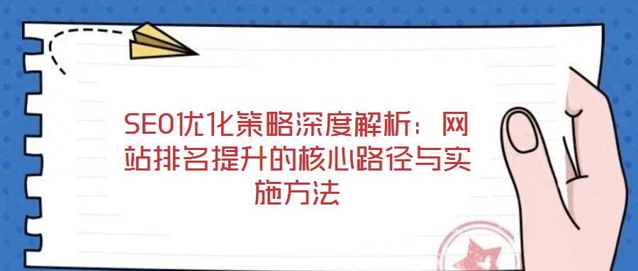 SEO優(yōu)化策略深度解析：網(wǎng)站排名提升的核心路徑與實(shí)施方法
