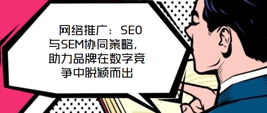  網(wǎng)絡(luò)推廣：SEO與SEM協(xié)同策略，助力品牌在數(shù)字競(jìng)爭(zhēng)中脫穎而出