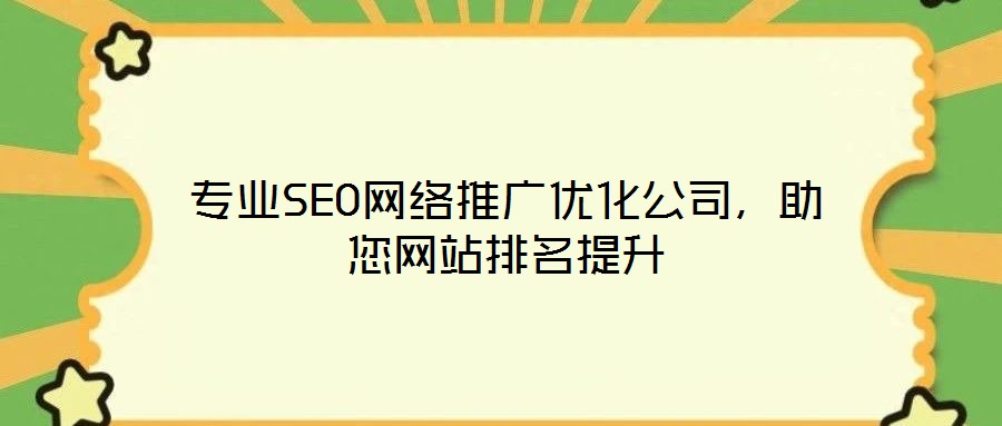 專業(yè)SEO網(wǎng)絡(luò)推廣優(yōu)化公司，助您網(wǎng)站排名提升