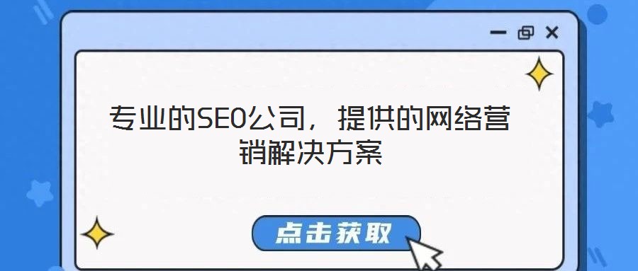 專業(yè)的SEO公司，提供的網(wǎng)絡(luò)營銷解決方案